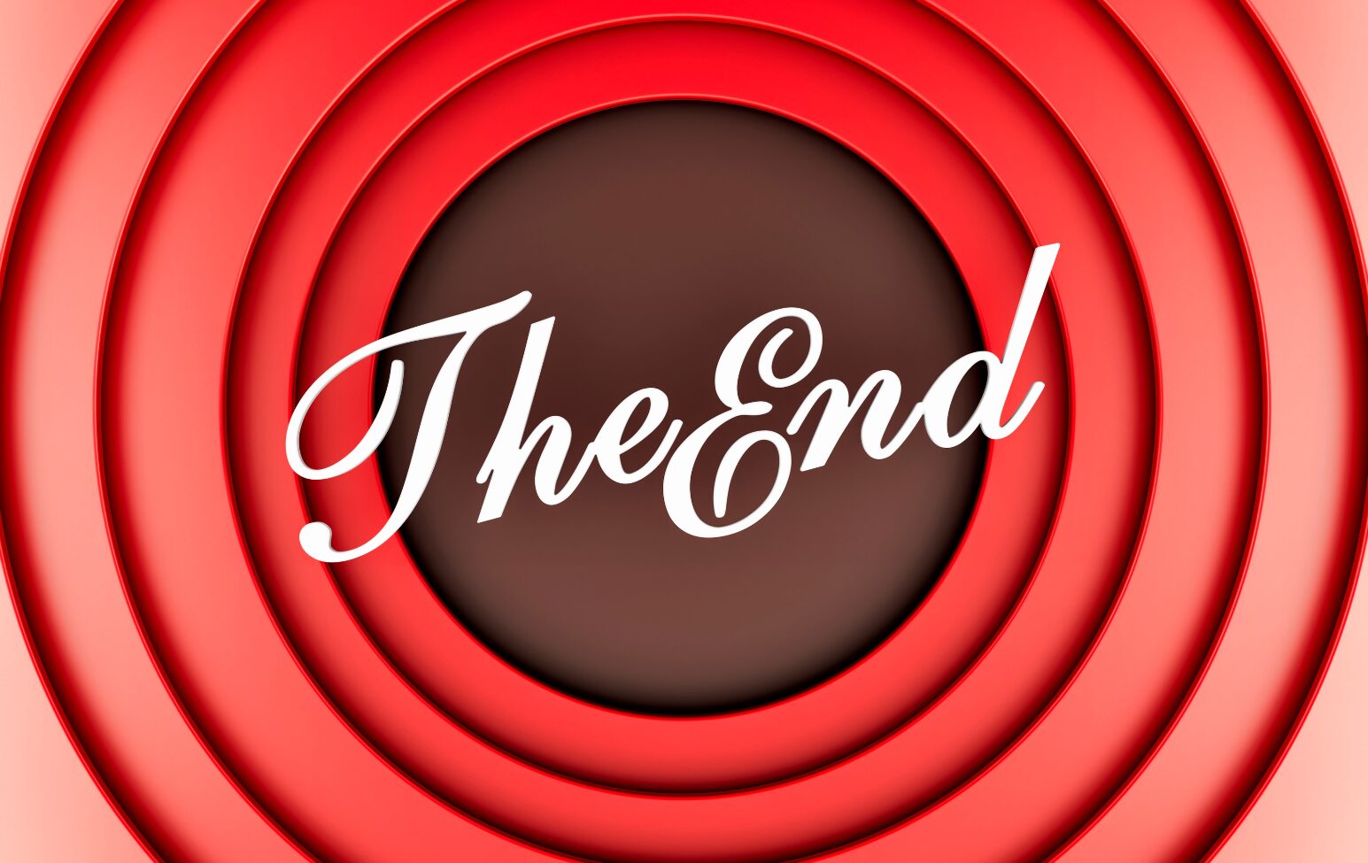 "The End" in classic letters