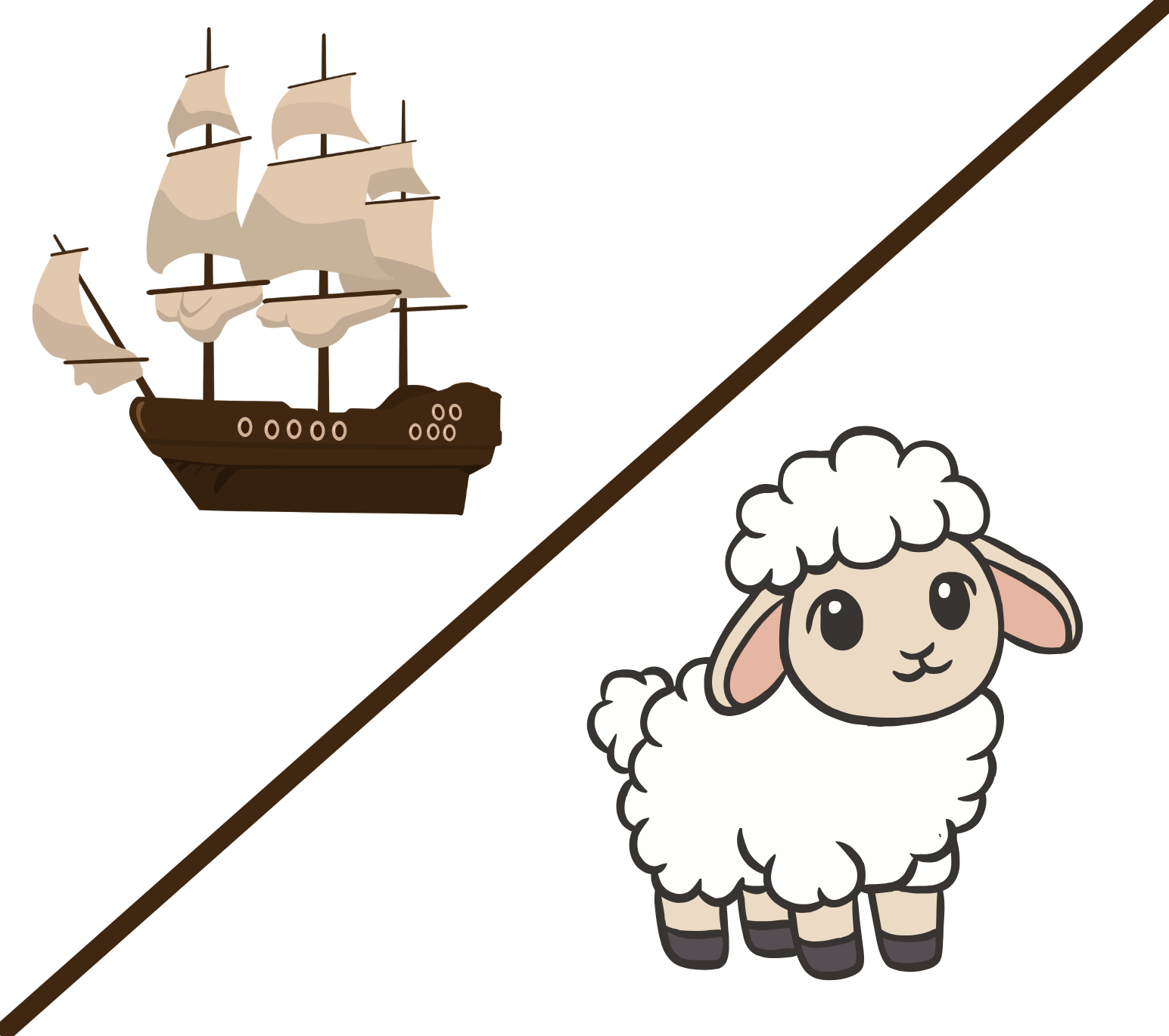 ship vs. sheep
